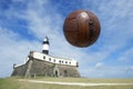 Soccer Brazil Salvador Lighthouse with Football