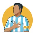 Soccer captain Argentina