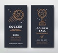 Soccer championship card