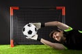 Soccer. Fotball match.Championship concept with soccer ball. Royalty Free Stock Photo