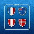 Group C russian soccer event country flag list
