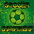 Soccer championship icon Royalty Free Stock Photo