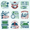 Soccer Colored Emblems