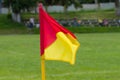 Soccer corner flag Royalty Free Stock Photo