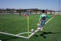 SOCCER Corner Kick Royalty Free Stock Photo