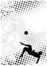 Soccer dots poster background 5 Royalty Free Stock Photo
