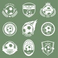 Soccer emblems Royalty Free Stock Photo