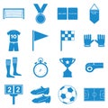 Soccer equipment icon vector design symbol