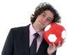 Soccer fan Royalty Free Stock Photo