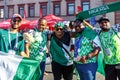 Soccer fans of Nigeria national football team