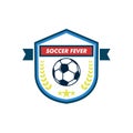 Soccer Fever Elegant Shield Footbal Club Emblem