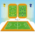 Soccer Field Editable With Space For Text