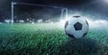 Soccer is on the field Royalty Free Stock Photo