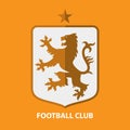 Soccer Football Badge Logo Design Template. Sport Team Identity.