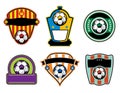 Soccer Football Badges and Labels