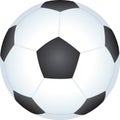 Soccer football ball illustration Royalty Free Stock Photo