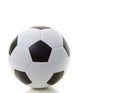 Soccer football ball on white Royalty Free Stock Photo