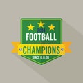 Soccer or Football Champions Badge