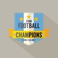 Soccer or Football Champions Badge