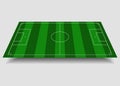 Soccer, football field. Playing field on the grey background