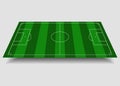 Soccer, football field. Playing field on the grey background