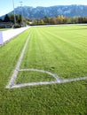 Soccer football field stadium grass