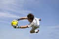 Soccer - Football Goal Keeper Making Save