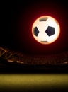 Soccer and football illustration background