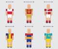 Soccer football player flag europe uniform icon group e