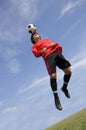 Soccer Football Player making Header Royalty Free Stock Photo