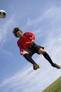 Soccer Football Player making Header Royalty Free Stock Photo