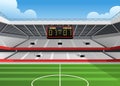 Soccer Football Stadium Vector