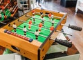 football table mini game Royalty Free Stock Photo