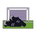 Soccer game sport blue lines