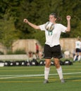 Soccer Girls varsity 4 Royalty Free Stock Photo