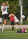 Soccer Girls varsity 5 Royalty Free Stock Photo