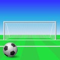 Soccer Goal Royalty Free Stock Photo