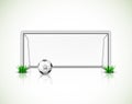 Soccer goal and ball