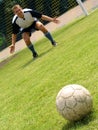 Soccer goalie Royalty Free Stock Photo