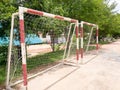 Soccer goalpost.