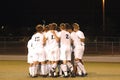 Soccer huddle