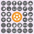 Soccer Icons set.vector/eps10.