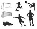 Soccer Illustrations Royalty Free Stock Photo