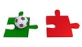 Soccer in Italy, Puzzle with football