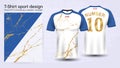 Soccer jersey and t-shirt sport mockup template