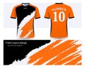 Soccer jersey and t-shirt sports design template