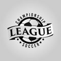 Soccer League Emblem Logo Symbol