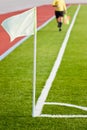 Soccer linesman Royalty Free Stock Photo