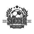 Soccer logo design template