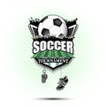 Soccer logo design template